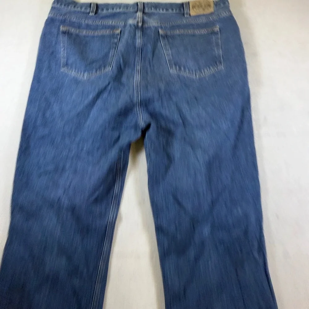 Gap Blue Jeans Mens Original Fit Medium Wash Straight Leg Denim 46x34 Vintage